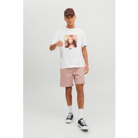 Jack & Jones 12238168 Beyaz Erkek T-shirt