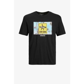 Jack & Jones 12238373 Siyah Erkek T-Shirt