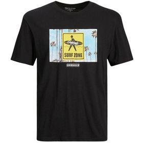 Jack & Jones 12238373 Siyah Erkek T-Shirt
