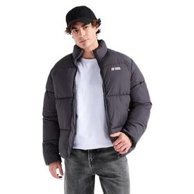 Jack & Jones 12238745 Puffer Asphalt Erkek Mont