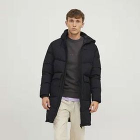 Jack & Jones 12238852 Siyah Erkek Mont