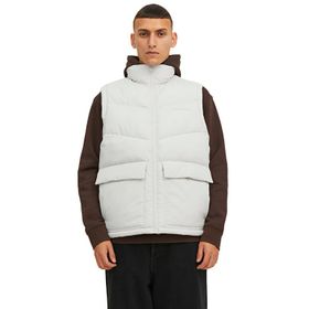 Jack & Jones 12238853 Beyaz Jorvesterbro Bodywarmer Erkek Yeleği