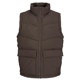 Jack & Jones 12238853 Kahverengi Jorvesterbro Bodywarmer Erkek Yeleği