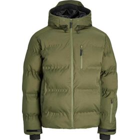 Jack & Jones 12238998 Sweep Puffer Erkek Mont haki