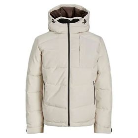 Jack & Jones 12239001 Moonbeam Krem Suya Dayanıklı Jcootis Sn Erkek Günlük Mont