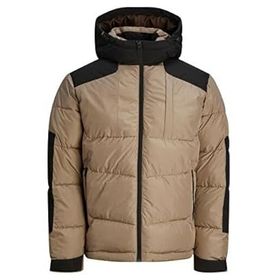 Jack & Jones 12239001 Mountain Trail Krem Suya Dayanıklı Jcootis SN Erkek Günlük Mont