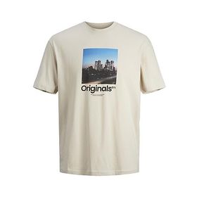 Jack & Jones 12240123 Kırık Beyaz Erkek T-shirt