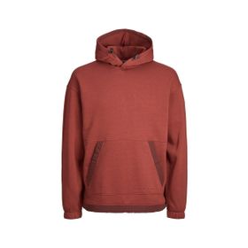 Jack & Jones 12240228_JCOFILO PLAIN AW23 SWEAT H Kapüşon Yaka Kırmızı Erkek Sweatshirt