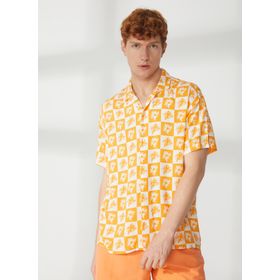 Jack & Jones 12241163 Turuncu Erkek Gömlek