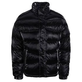 Jack & Jones 12241177 Jcoreflect Puffer Siyah Erkek Günlük Mont
