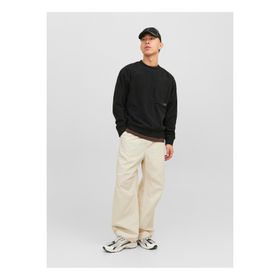 Jack & Jones 12241523 Siyah Erkek Sweatshirt