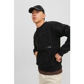 Jack & Jones 12241523 Siyah Erkek Sweatshirt
