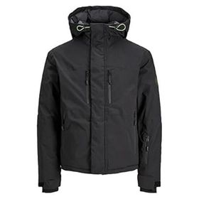 Jack & Jones 12241637 Jcoalpine Et Siyah Erkek Günlük Mont