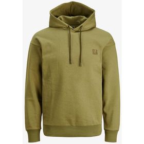 Jack & Jones 12242247-Olive Jcounseen Backprınt Sweat Hood Erkek Haki Sweatshirt
