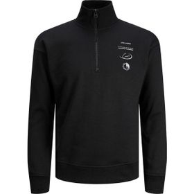 Jack & Jones 12242262 Siyah Erkek Sweatshirt