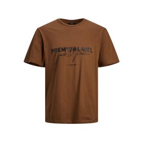 Jack & Jones 12242743 Kahverengi Erkek T-shirt