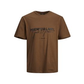 Jack & Jones 12242743 Kahverengi Erkek T-shirt
