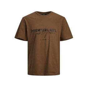 Jack & Jones 12242743 Kahverengi Erkek T-shirt