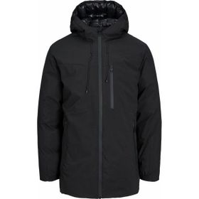 Jack & Jones 12243225 Jcopayne Parka LN Black Erkek Mont
