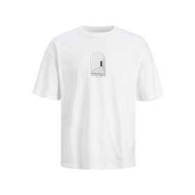 Jack & Jones 12243534 Parlak Beyaz Erkek T-shirt