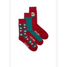Jack & Jones 12246902 Snowman 3'lü Erkek Çorap