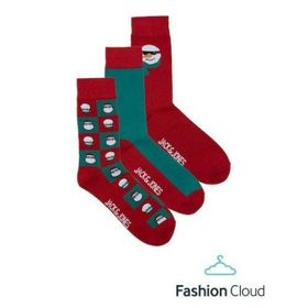 Jack & Jones 12246902 Snowman 3'lü Erkek Çorap