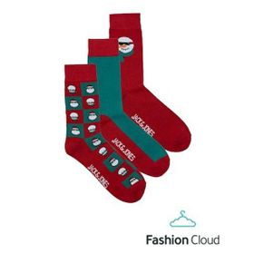 Jack & Jones 12246902 Snowman 3'lü Erkek Çorap