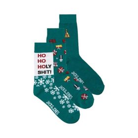 Jack & Jones 12246912 Snowflake 3'lü Erkek Çorap