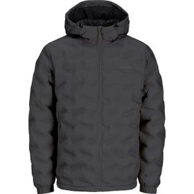 Jack & Jones 12250429 Kapüşonlu Siyah Erkek Mont