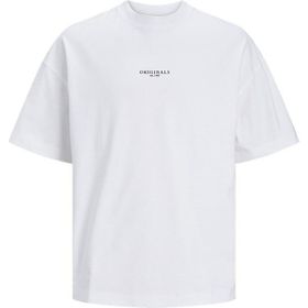 Jack & Jones 12251774 Santorini Bright Beyaz Erkek T-shirt
