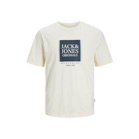 Jack & Jones 12252681 Beyaz Erkek T-shirt