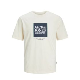 Jack & Jones 12252681 Beyaz Erkek T-shirt