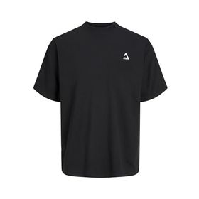 Jack & Jones 12253435 Jcotriangle Tee SS Crew Neck SN Siyah Erkek T-shirt