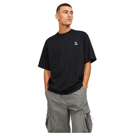 Jack & Jones 12253435 Jcotriangle Tee SS Crew Neck SN Siyah Erkek T-shirt