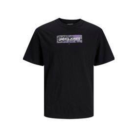 Jack & Jones 12253477 TEE SS Crew Neck Siyah Erkek T-shirt