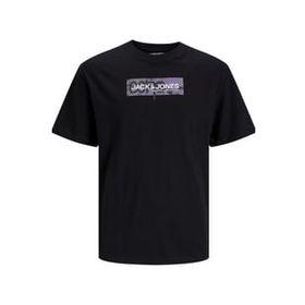 Jack & Jones 12253477 TEE SS Crew Neck Siyah Erkek T-shirt
