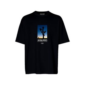 Jack & Jones 12255639 Siyah Erkek T-shirt