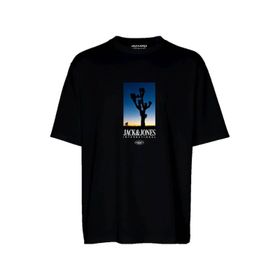 Jack & Jones 12255639 Siyah Erkek T-shirt