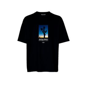 Jack & Jones 12255639 Siyah Erkek T-shirt