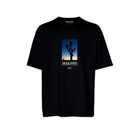 Jack & Jones 12255639 Siyah Erkek T-shirt