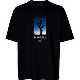Jack & Jones 12255639 Siyah Erkek T-shirt