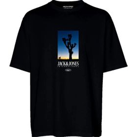 Jack & Jones 12255639 Siyah Erkek T-shirt