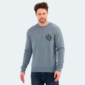 Jack & Jones 12256818 Mavi Erkek Sweatshirt