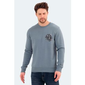 Jack & Jones 12256818 Mavi Erkek Sweatshirt