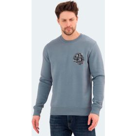 Jack & Jones 12256818 Mavi Erkek Sweatshirt