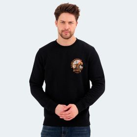 Jack & Jones 12256818 Siyah Erkek Sweatshirt