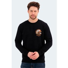 Jack & Jones 12256818 Siyah Erkek Sweatshirt