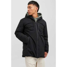 Jack & Jones 12256884 Siyah Erkek Mont