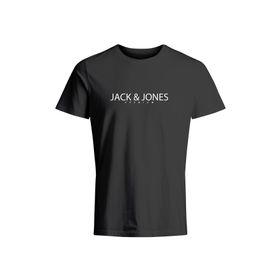 Jack & Jones 12256971 Siyah Erkek T-Shirt