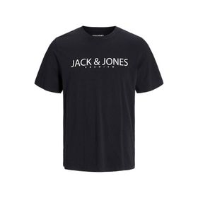 Jack & Jones 12256971 Siyah Erkek T-Shirt
